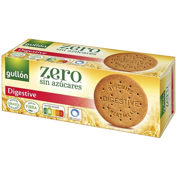Biscuiți digestivi Gullon fără zahăr