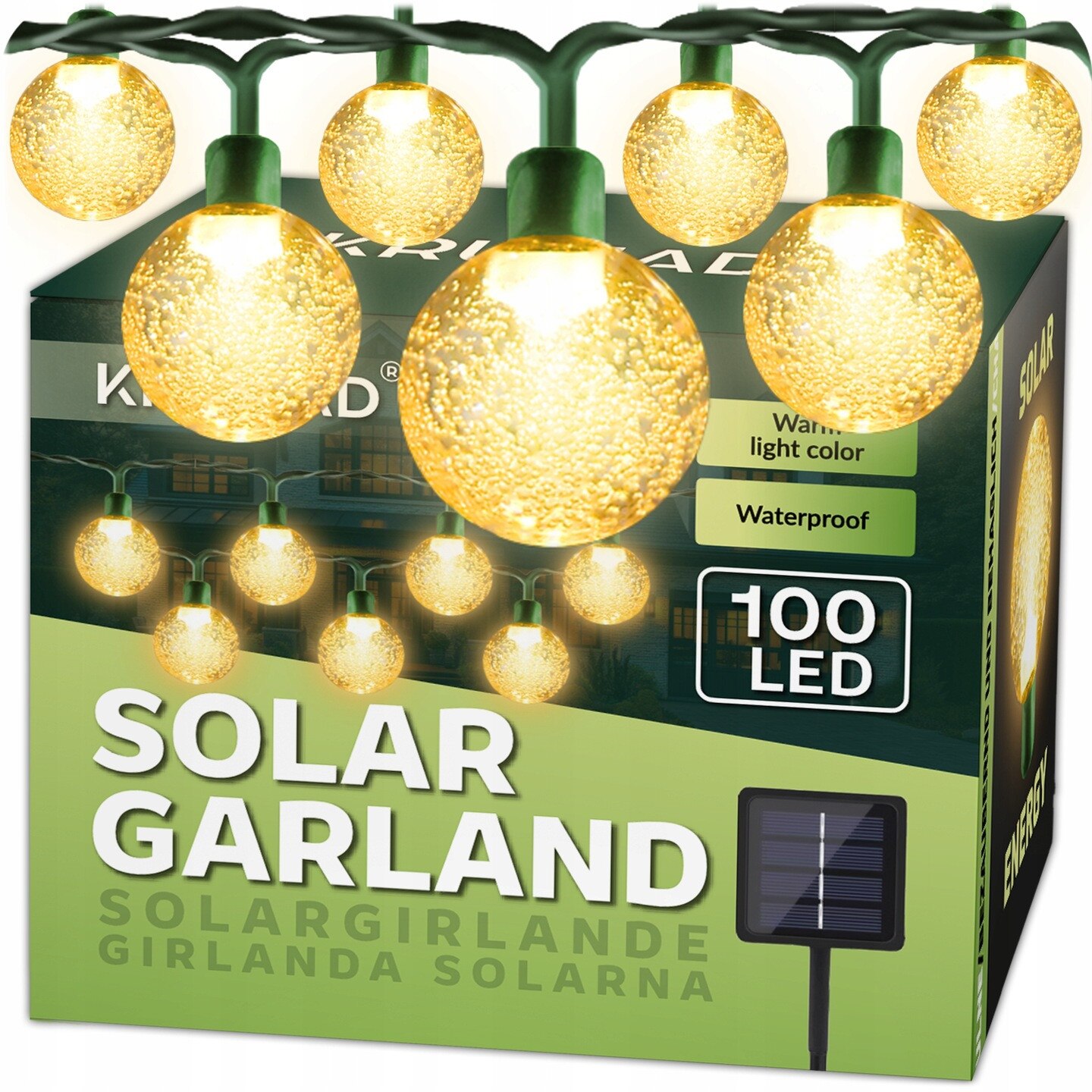 Ghirlandă Solară Krumad 14m