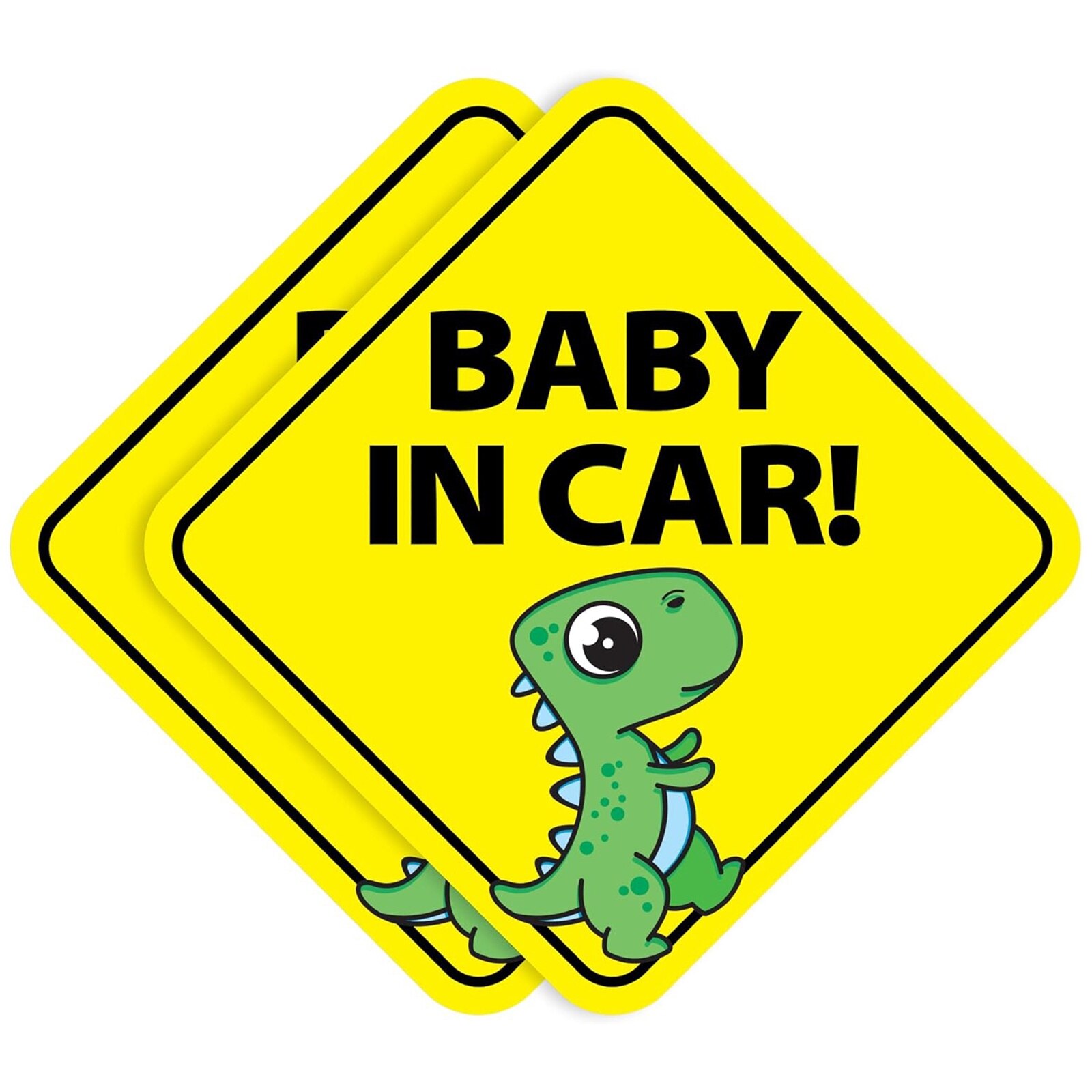 Sticker auto reflexiv Baby dinozaur